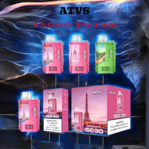 ATVS 15000 Puffs Disposable Vape Powerful, Long-Lasting, and Flavorful Vaping Experience