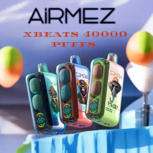 Airmez XBeats 40000 Puffs Airflow réglable, Vape jetable 