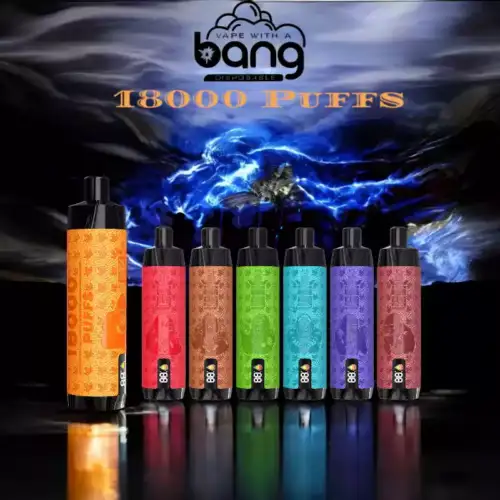 BANG 18000 Puffs DTL-Screen Disposable Vape  Long-Lasting, and Flavorful Vaping