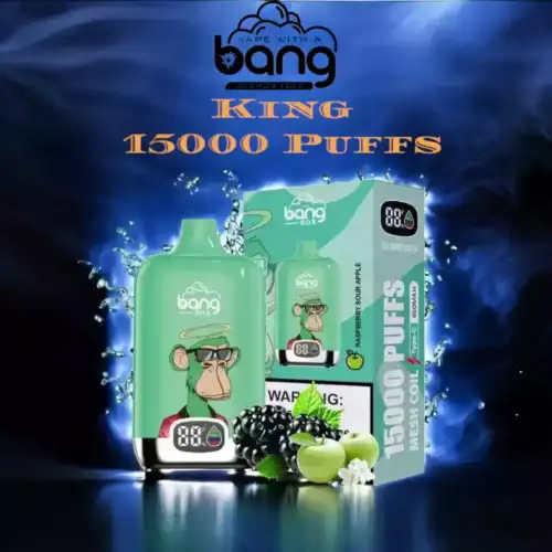 BANG King 15000 bouffées Edition LED Display Vape jetable Flavorful Vaping