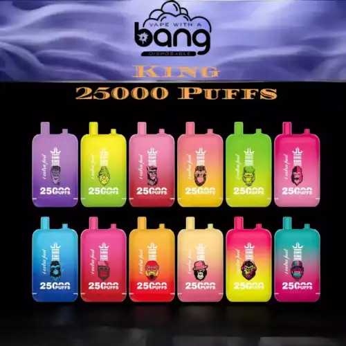 BANG King 25000 bouffées Vape jetable Savoureuse et performante