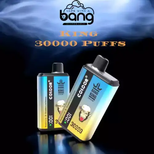 BANG King 30000 Puffs Vape jetable Vape longue durée et savoureuse