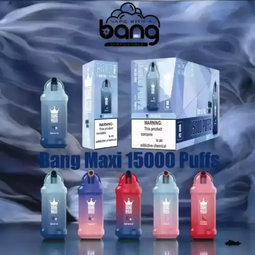 Bang 15000 Puffs Vape jetable Expérience de vapotage longue durée, savoureuse et puissante