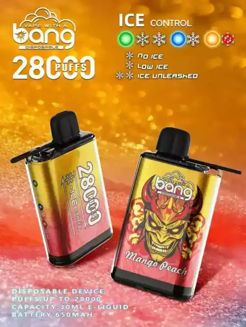 Bang 28000 Puffs Vape jetable Puissance, performance et saveur à chaque bouffée