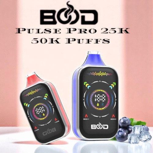 Bood Pulse Pro 50K Puffs Disposable Vape Bobine en maille pour une vapeur et une saveur améliorées