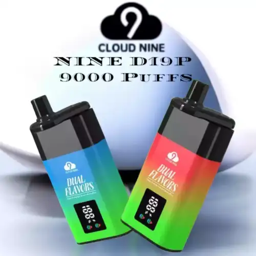 CLOUD NINE D19P 9000 Puffs Disposable Vape  500mAh Battery, 10mL E-liquid