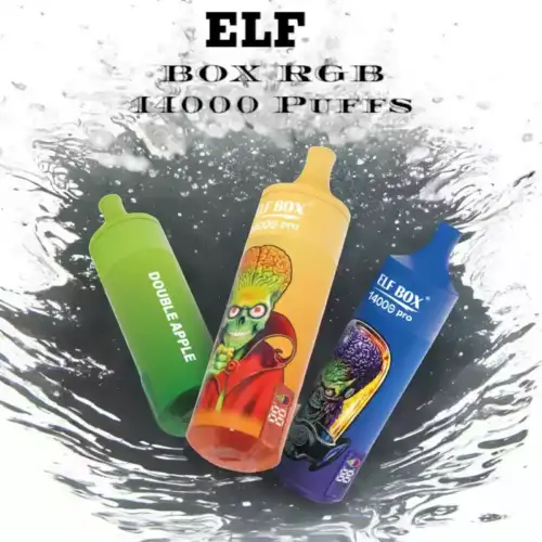 ELF BOX RGB 14000 Puffs Pro Premium Disposable Vape with Mesh Coil and LED Display