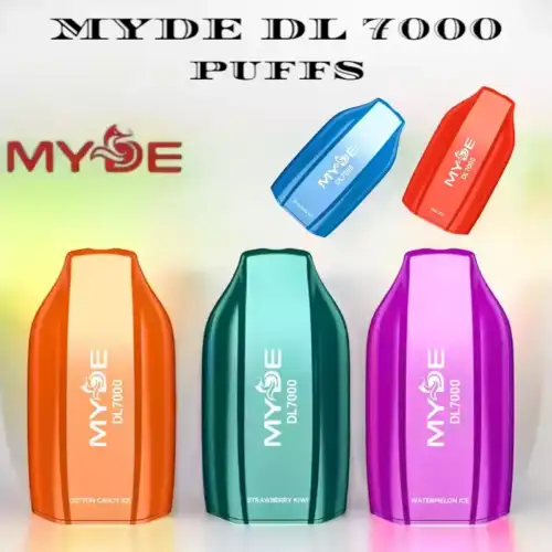 MYDE DL 7000 puffs and Compact Disposable Vape for Long-Lasting Satisfaction