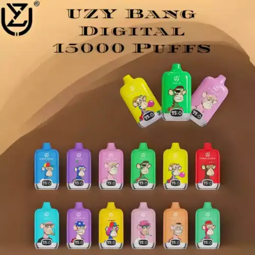 UZY Bang Digital 15000 bouffées Vape jetable haute performance