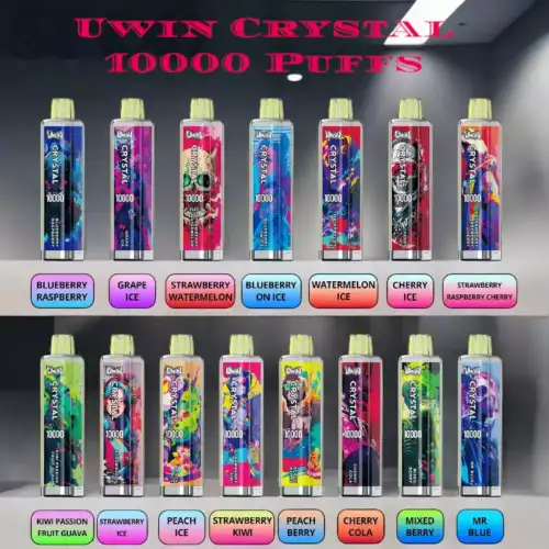 Uwin Crystal 10000 Puffs Vape jetable haute performance et longue durée