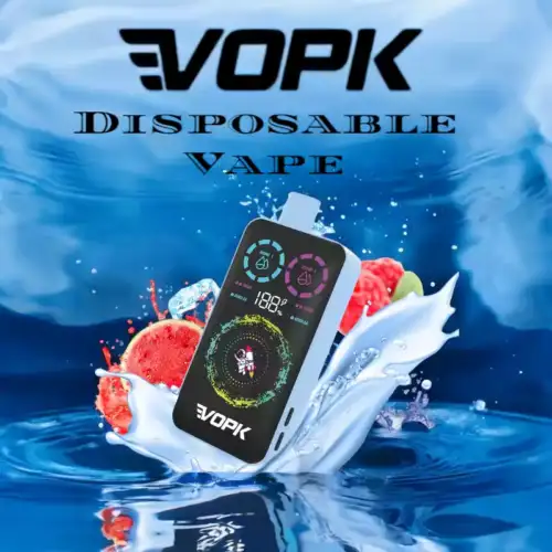 VOPK ULTRA 40000 Puffs Vape jetable avec chargeur de type et système de double arôme